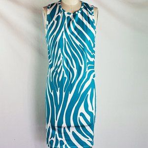 Gianni Versace Versus Zebra Print  Tank Dress Size